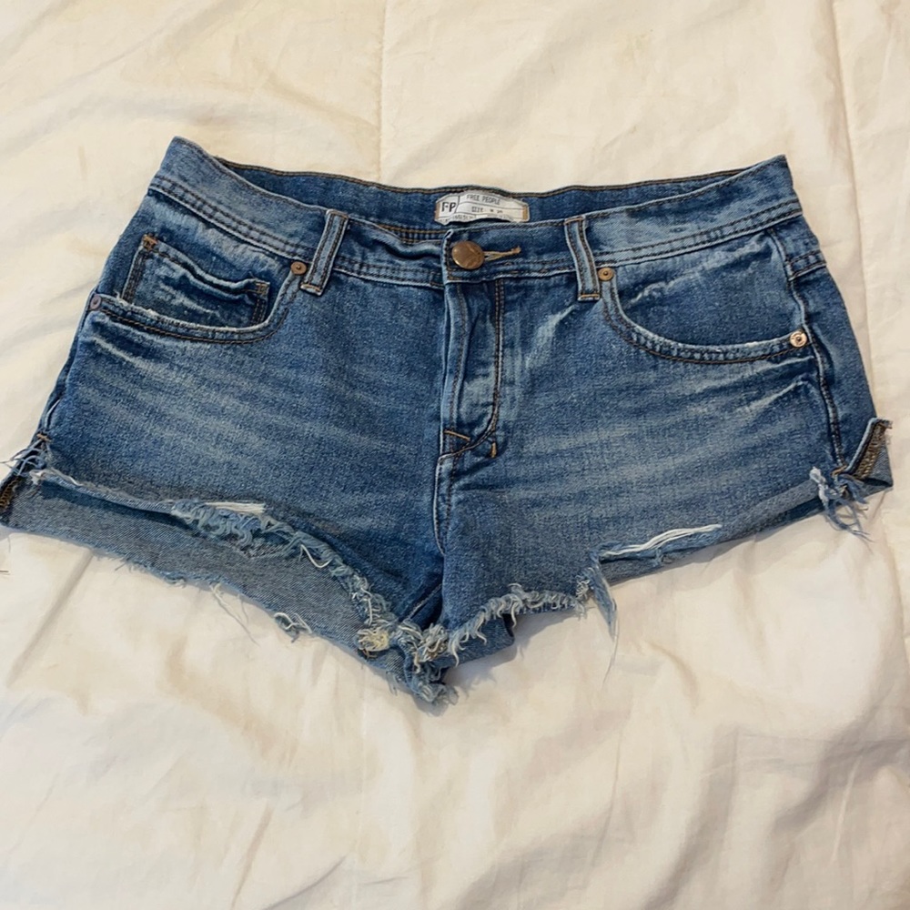 Free People Jean Shorts